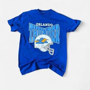 intage Orlando Thunder World League of American Football T-Shirt